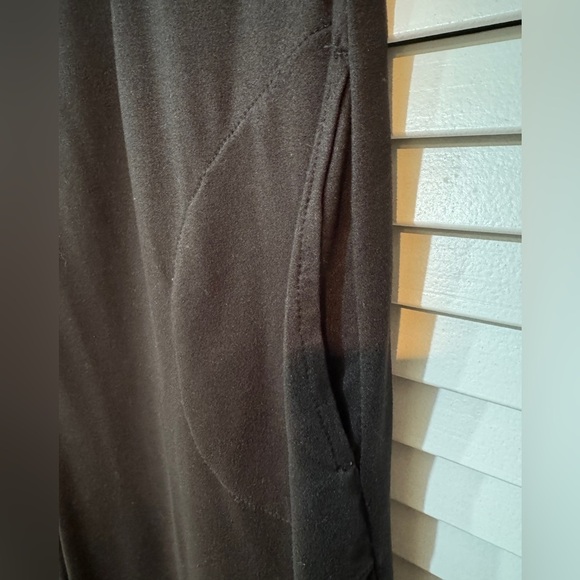 Cuddl Duds Tall Flexwear V-Neck Wide Leg Jumpsuit Size Large TALL Black A373508 - Picture 6 of 11